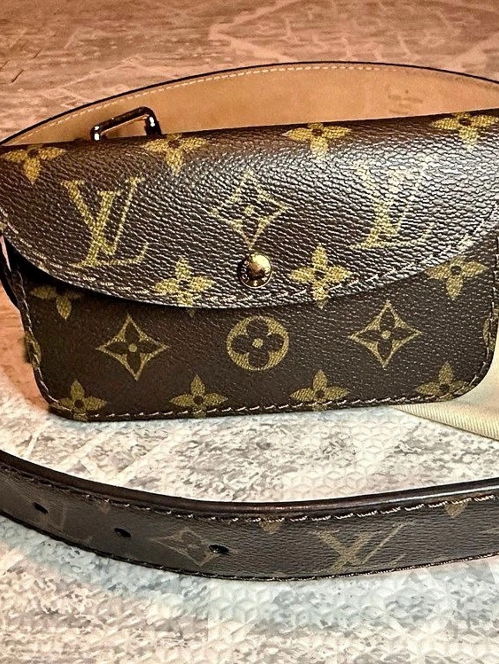 Louis Vuitton Pochette Belt Bum Bag Monogram Brown *BRAND NEW* 🤎